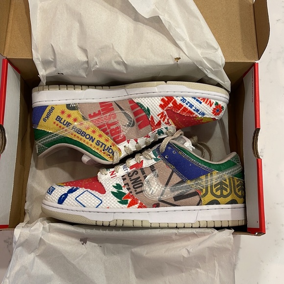 Nike Dunk Low SP “City Market”, mens size 10.5 - Picture 7 of 7